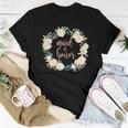 Maid Of Honor Lovely Pretty Floral Wreath Wedding Women T-shirt Unique Gifts