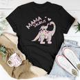 Mama SaurusFlower Cute Dinosaur Women T-shirt Unique Gifts