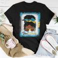Messy Bun Bahamian Bahamas Flag Woman Girl Women T-shirt Funny Gifts