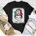 Mexican Independence Viva Mexico Messy Bun Hair Women T-shirt Unique Gifts