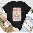 MILF Man I Love Flamingo Pink Flamingos On Flower Lover Flamingo Women T-shirt Unique Gifts MILF Man I Love Flamingo Pink Flamingos On Flower Lover Flamingo Women T-shirt Unique Gifts