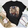 Minuet Cat 4Th July Stars Stripes Bowtie Wine Women T-shirt Unique Gifts