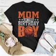 Mom Basketball Birthday Boy Family Baller B-Day Party Women T-shirt Unique Gifts