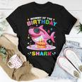 Mommy Of The Shark Birthday Mom Matching Family Women T-shirt Unique Gifts