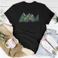 Mount St Helens Washington Flag Mountains State Souvenir Women T-shirt Unique Gifts