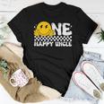 One Happy Dude Uncle Groovy 1St Birthday Family Matching Women T-shirt Unique Gifts