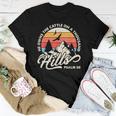 He Owns The Cattle On A Thousand Hills Psalm Jesus Christian Women T-shirt Unique Gifts