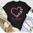 Pink Butterfly Heart I'm A Survivor Breast Cancer Awareness Women T-shirt Unique Gifts