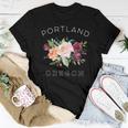 Portland Oregon Rose Lovers Gardeners Women T-shirt Unique Gifts
