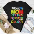 Proud Mom Of A Class Of 2023 Kindergarten Graduate Top Women T-shirt Unique Gifts