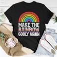 Make The Rainbow Godly Again Lgbt Flag Gay Pride Women T-shirt Unique Gifts