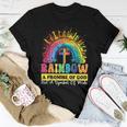Rainbow A Promise Of God Not A Symbol Of Pride Pride Month s Women T-shirt Crewneck Unique Gifts
