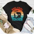 Reel Cool Teacher Fisher Fisherman Fathers Day Women T-shirt Unique Gifts