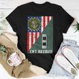 Retired Army Chief Warrant Officer Two Cw2 Half Rank & Flag Women T-shirt Unique Gifts