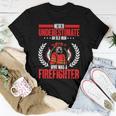 Retired Never Underestimate An Old Man Who Was A Firefighter Gift For Mens Women T-shirt Funny Gifts
