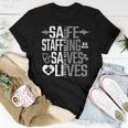 Safe Staffing Saves Lives Nurses March Nurse Strike Support Women T-shirt Funny Gifts