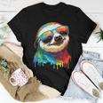 Sloth Colorful Sloth Outfit Sloth Lover Women T-shirt Unique Gifts