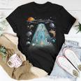 Space Cat Galaxy Cat For Cat Dad Cat Mom Cat Lover Women T-shirt Unique Gifts