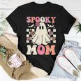 Spooky Mom Halloween Ghost Costume Retro Groovy Women T-shirt Unique Gifts