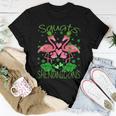 Squats And Shenanigans Flamingo St Patricks Day Women T-shirt Unique Gifts
