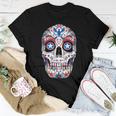 Sugar Skull 4Th Of JulyBoys Fourth Usa Women T-shirt Unique Gifts