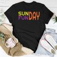And Sunday Funday Fun Women T-shirt Unique Gifts