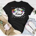 Sunflower Floral Choose Kindness Be Kind Rainbow Women T-shirt Unique Gifts