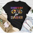 Teacher Vacation Leopard Tie Dye Schools Out For Summer Women T-shirt Unique Gifts