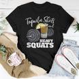 Tequila Shots And Heavy Squats Tequila Women T-shirt Unique Gifts