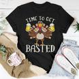Time To Get Basted Beer Let's Get Adult Turkey Women T-shirt Unique Gifts
