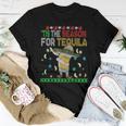 Tis The Season For Tequila Dabbing Ugly Christmas Alcohol Women T-shirt Unique Gifts