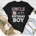 Uncle Of The Birthday Boy Farm Cow Daddy Papa 1St Women T-shirt Unique Gifts