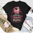 Never Underestimate Power Of Beagle Mom Women T-shirt Funny Gifts