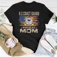 Vintage Us Coast Guard Proud Mom With American Flag For Mom Women T-shirt Crewneck Unique Gifts