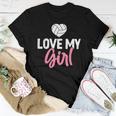 Volleyball Mom Love My Girl Women T-shirt Unique Gifts