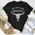 Western Country This Girl Likes Rodeo Howdy Vintage Cowgirl Women T-shirt Unique Gifts