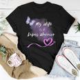 My Wife Is A Lupus Warrior Women T-shirt Unique Gifts