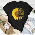 In A World Full Of Grandmas Be Meme Sunflower Women T-shirt Unique Gifts