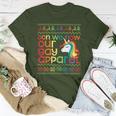 Gay Christmas Rainbow Unicorn Don We Now Our Gay Apparel Women T-shirt Unique Gifts