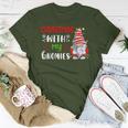Gnome Family Christmas For Gnomies Xmas Women T-shirt Unique Gifts