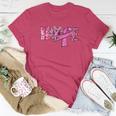 Hope Sunflower Leopard Pink Ribbon Breast Cancer Awareness Women T-shirt Funny Gifts
