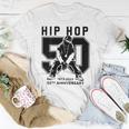 50 Years Of Hip Hop Jersey 50Th Anniversary Hip Hop Retro Women T-shirt Funny Gifts