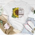 Aunt Happiness Is Being An Sunflower Women T-shirt Unique Gifts