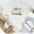 Bubbly Personality ChampagneWine Lover Quote Women T-shirt Unique Gifts