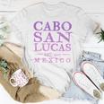 Cabo San Lucas Mexico Retro Throwback Pink Girls Women T-shirt Unique Gifts