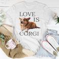Corgi Men Women Boys Girls Kids Love Dog Mom Women T-shirt Crewneck Unique Gifts