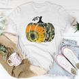Cute Thanksgiving For Wife Pumpkin Camouflage Sunflower Women T-shirt Unique Gifts