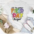 Field Day 2023 Let The Games Begin Teacher Students Women T-shirt Unique Gifts