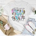 Field Day Let Games Start Begin Leopard Tie Dye Kids Teacher Women T-shirt Unique Gifts