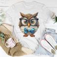 Grandma Owl Teacher Graphic For Bird Watchers Women T-shirt Unique Gifts